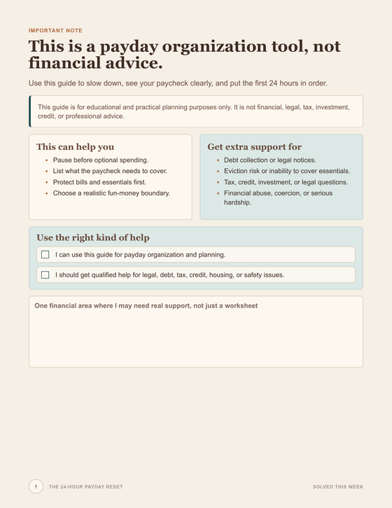 The 24-Hour Payday Reset