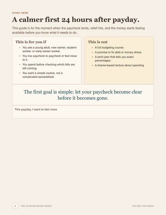 The 24-Hour Payday Reset