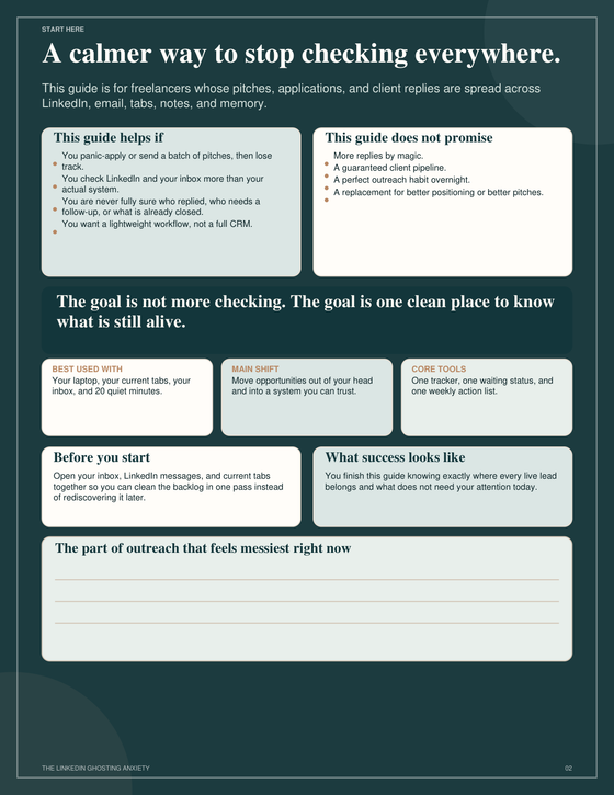 The "LinkedIn" "Ghosting" Anxiety (Freelancers)